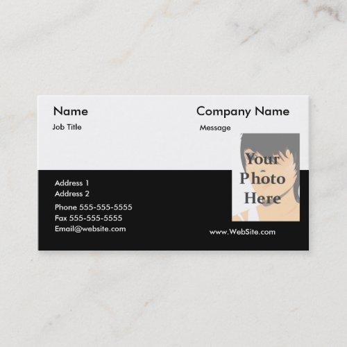 Two-Tone Business Card