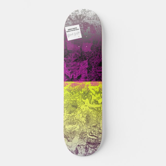 Two Tone by Hannah Stouffer Skateboard Deck (Front)