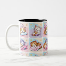 Two-Tone Coffee Mug Dream Kitten