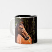Two-Tone Coffee Mug - Rocky 2020 Horse of the Year (Front Left)