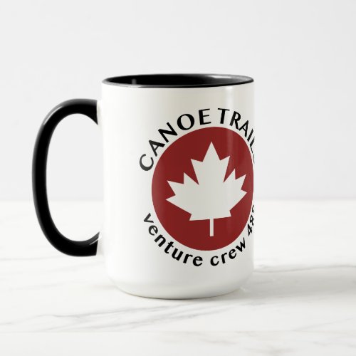 Two_tone Coffee mug with Maple Leaf logo