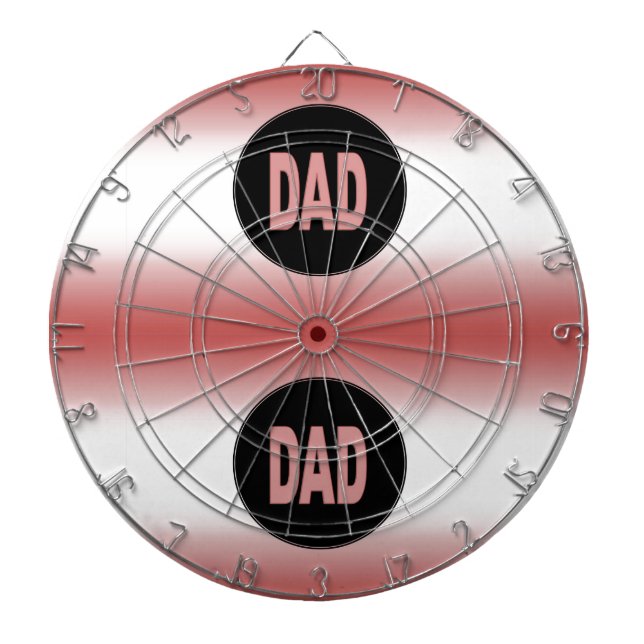 Two Tone Dad Dart Board (Front)