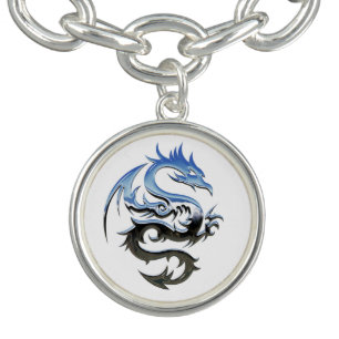 two tone dragon bracelet