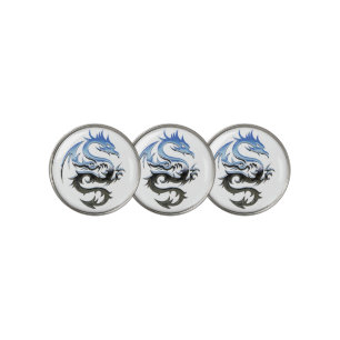 two tone dragon golf ball marker
