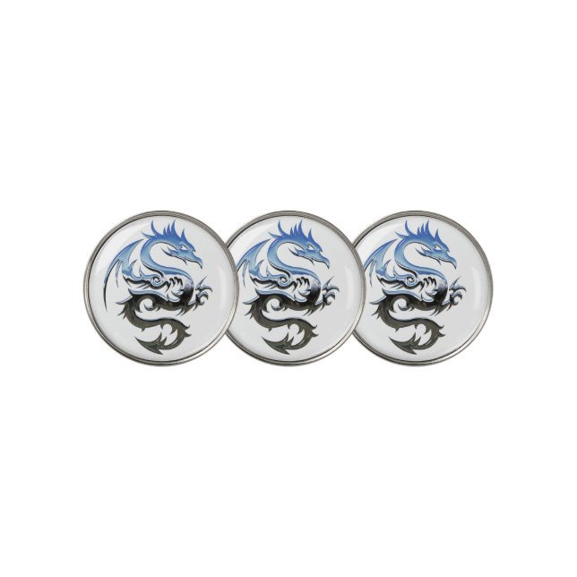 two tone dragon golf ball marker (3 Up)