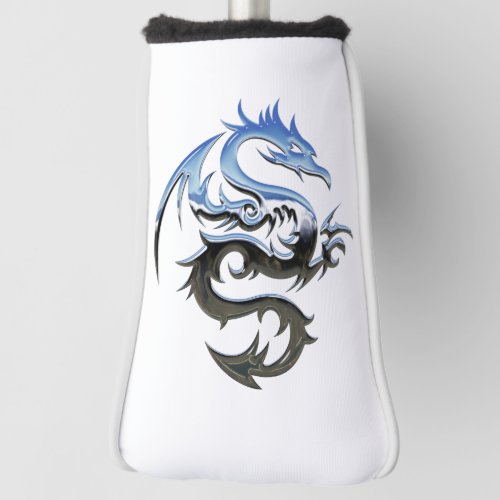 two tone dragon golf head cover