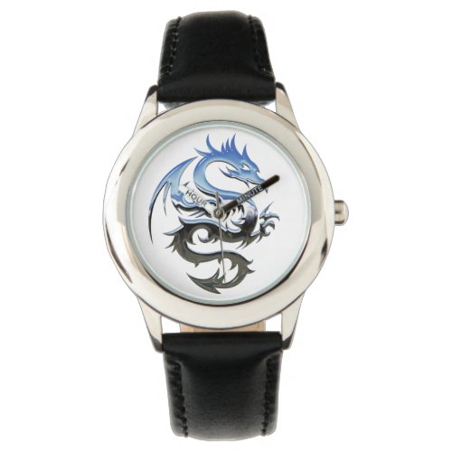 two tone dragon watch