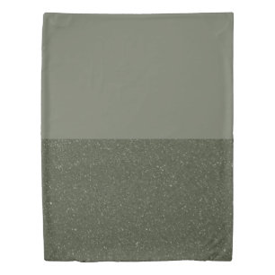 Two-Tone Duvet: Glitter Bottom Half – Customizable Duvet Cover