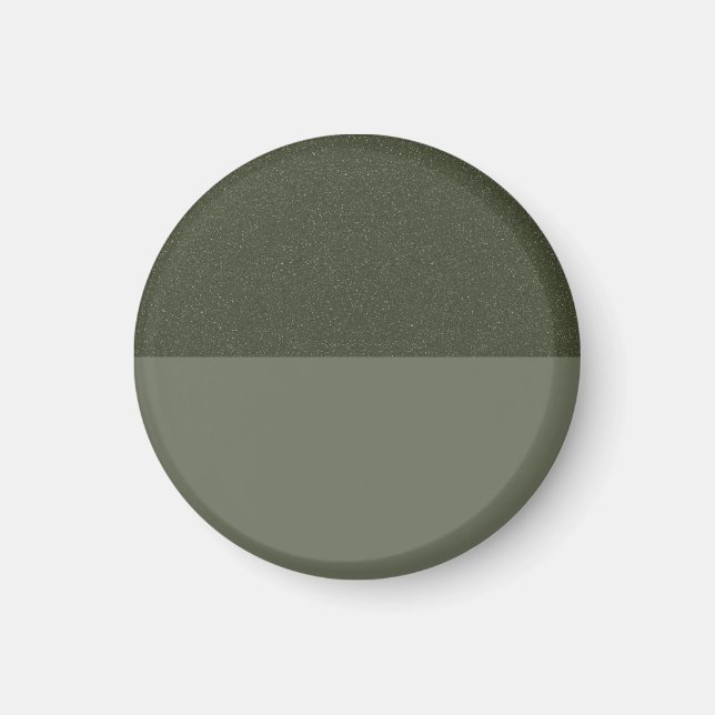 Two-Tone Earthy Green Magnet – Customizable (Front)