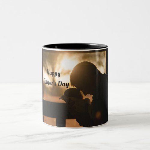 Two Tone Fathers Day Mug