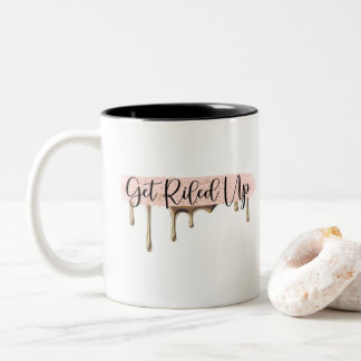 Two tone get riled up mug