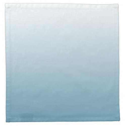 Two_tone gradient ombre angel blue cloth napkin