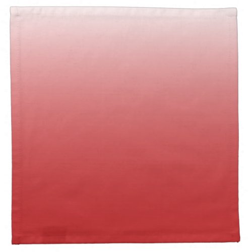 Two_tone gradient ombre fiery red napkin