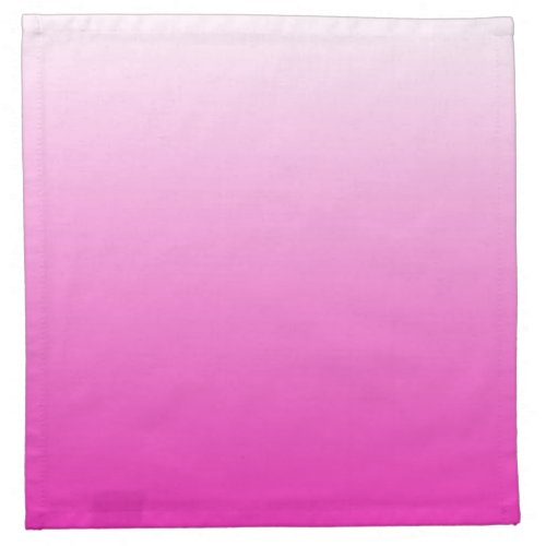 Two_tone gradient ombre hot pink napkin
