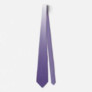 Two-tone gradient ombre Ultra Violet Neck Tie