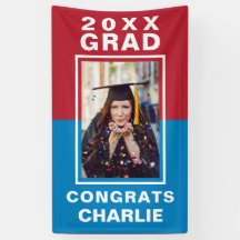 Two Tone Graduation Banner