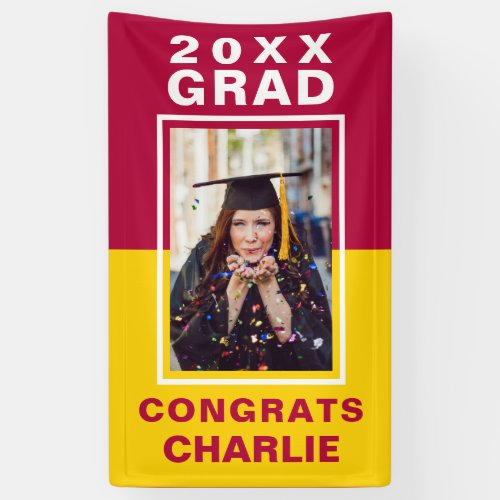 Two Tone Graduation Banner