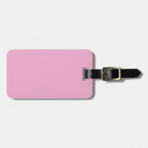 Two-Tone Gray & Pink Luggage Tag