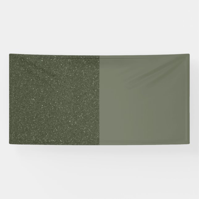 Two-Tone Green Custom Banner (Horizontal)