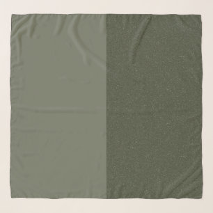 Two-Tone Green Vertical Chiffon Scarf – Customize