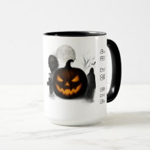 Two Tone Halloween Mug