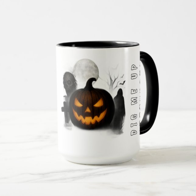 Two Tone Halloween Mug (Front Right)