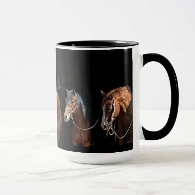 Two-tone Horse Lovers Coffee Mug (Right)