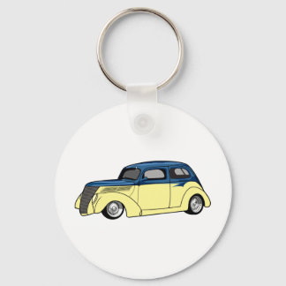 Two Tone Hot Rod Keychain