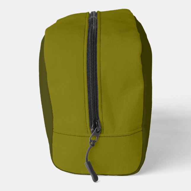 Two Tone  Jungle  Green Toiletry Bag  (Right)