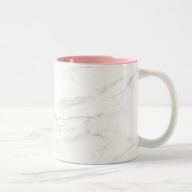 Two Tone Minimalist Marble Mug (Right)