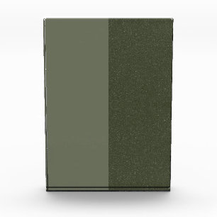 Two Tone Moss Green Acrylic Award – Customizable
