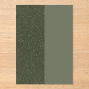 Two-Tone Moss Green Acrylic Invitation – Customize