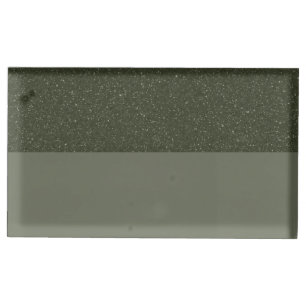 Two-Tone Moss Green Acrylic Table Card Holder