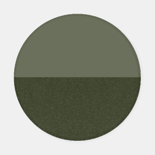 Two-Tone Moss Green Coaster Set – Customizable