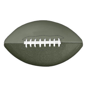 Two-Tone Moss Green Custom Football