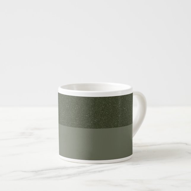 Two-Tone Moss Green Custom Specialty Mug (Front Right)