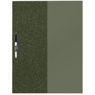 Two-Tone Moss Green Dry Erase Board – Customizable