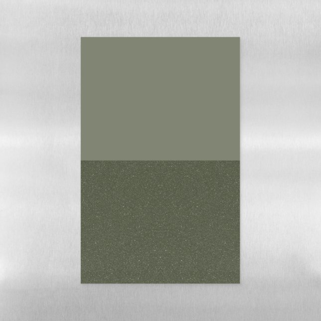 Two-Tone Moss Green Dry Erase Magnet – Customize Magnetic Dry Erase Sheet (Vertical)