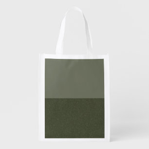 Two-Tone Moss Green Eco Tote – Customizable