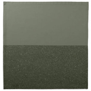 Two-Tone Moss Green Event Cloth Napkin Set