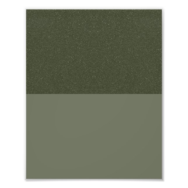 Two-Tone Moss Green Event Poster – Customizable (Front)
