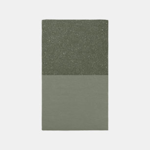 Two-Tone Moss Green Event Rug – Customizable