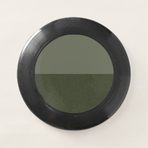 Two-Tone Moss Green Flying Disc – Customizable