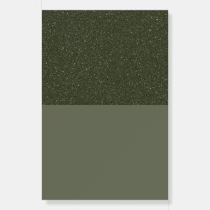 Two-Tone Moss Green Foam Sign Board – Customizable