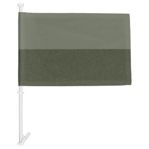 Two-Tone Moss Green Glitter Car Flag – Customize