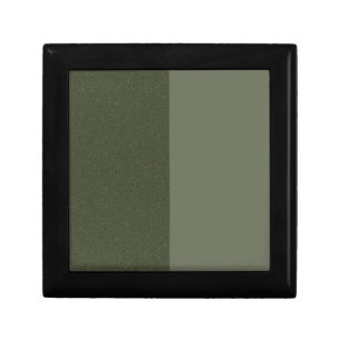 Two-Tone Moss Green Keepsake Box – Customizable