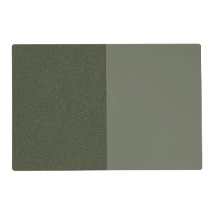 Two-Tone Moss Green Laminated Placemat – Customize
