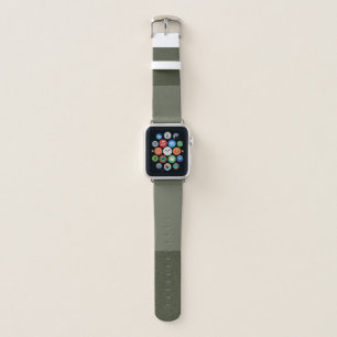 Two-Tone Moss Green Noise Watch Band – Customize