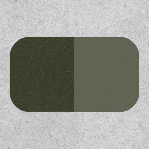 Two-Tone Moss Green Patch — Customizable