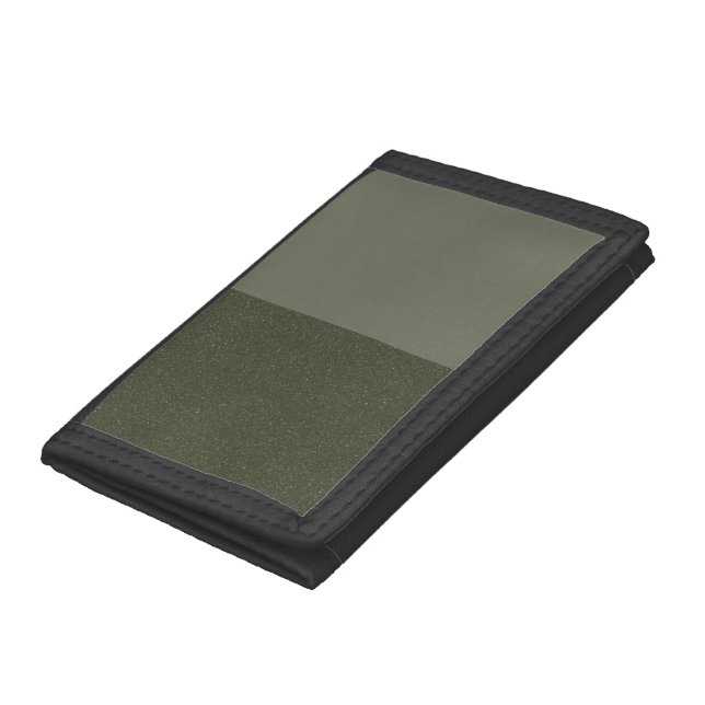 Two-Tone Moss Green Photo Wallet – Custom Design (Bottom)